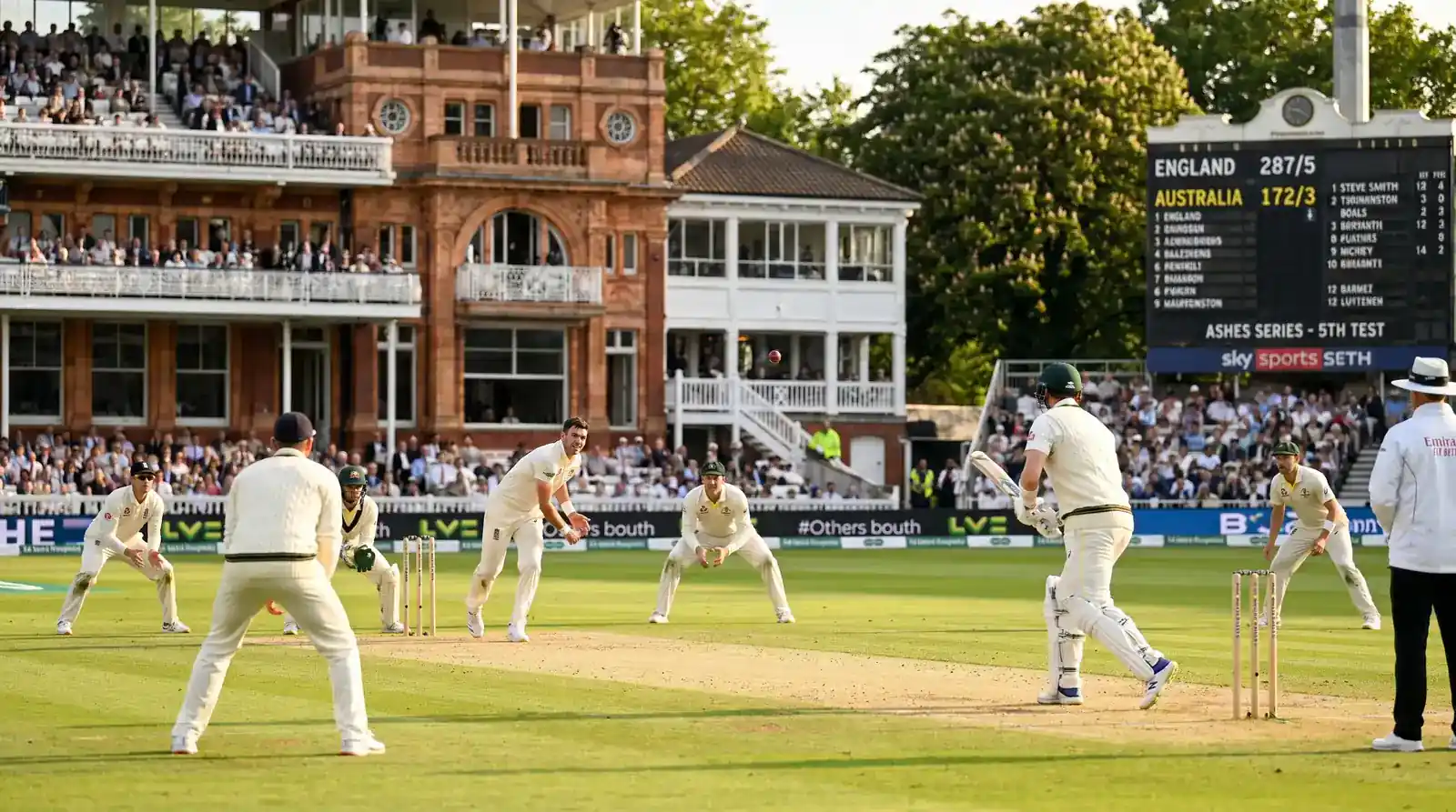 Дневна сесия на Ashes Test с традиционни бели екипи