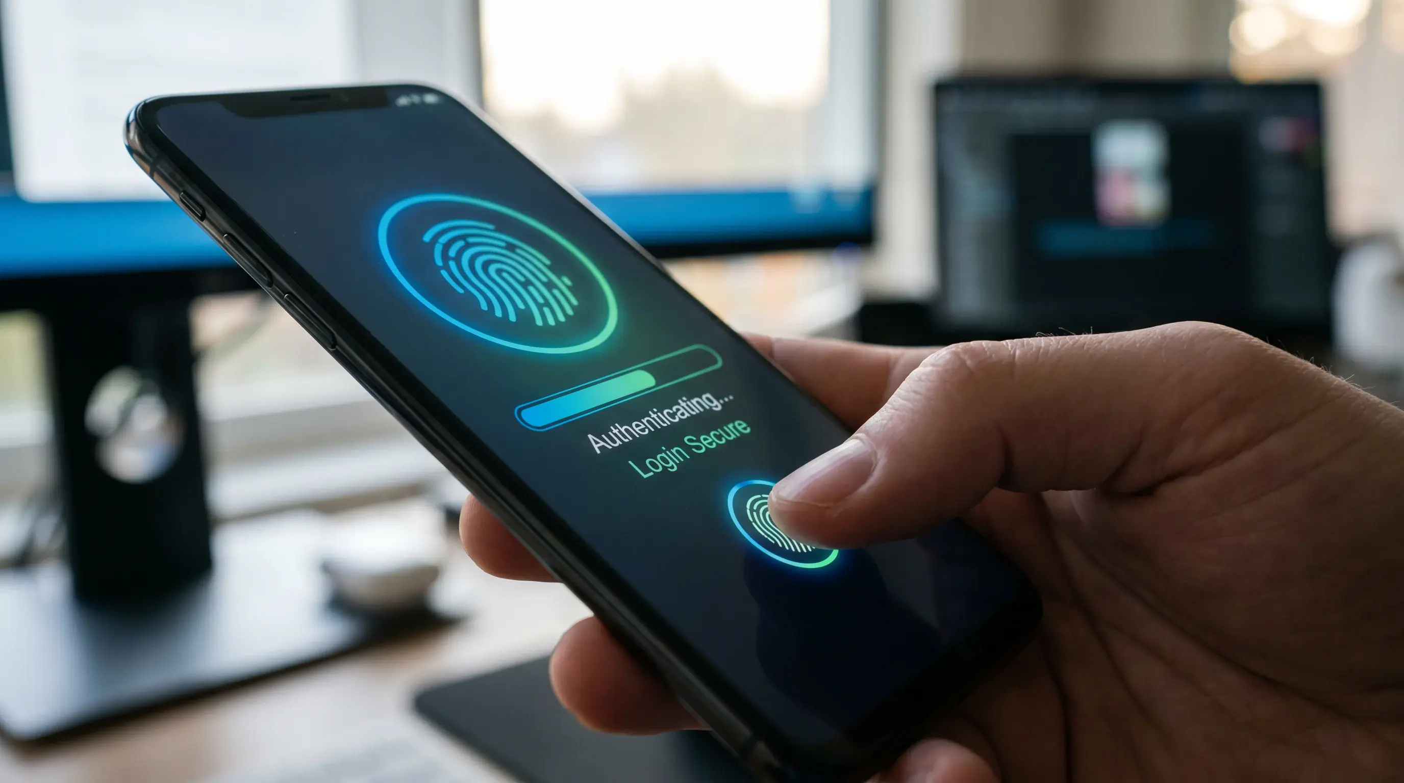 Биометрична идентификация чрез fingerprint на телефон